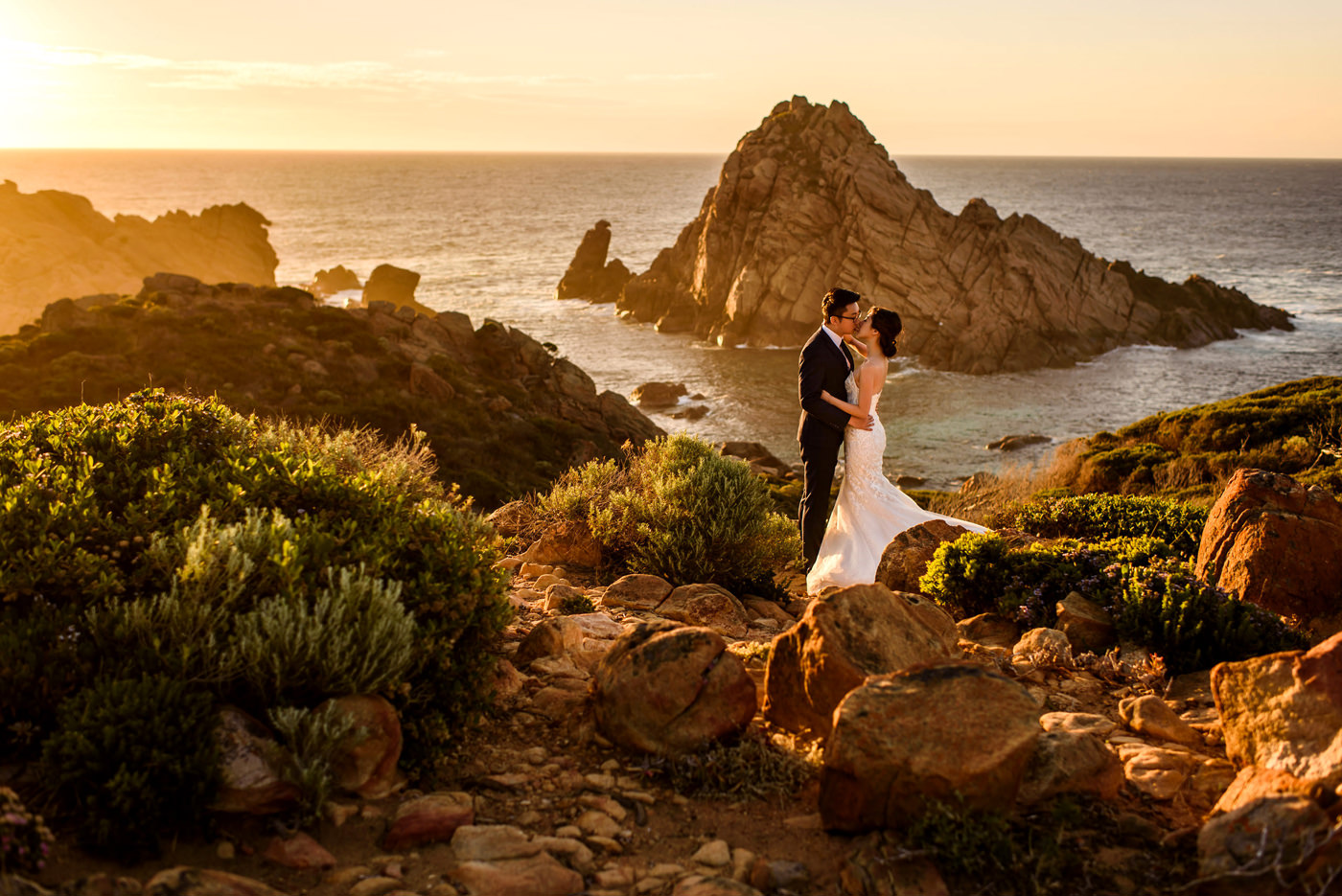 Margaret River Pre Wedding Sugarloaf Rock