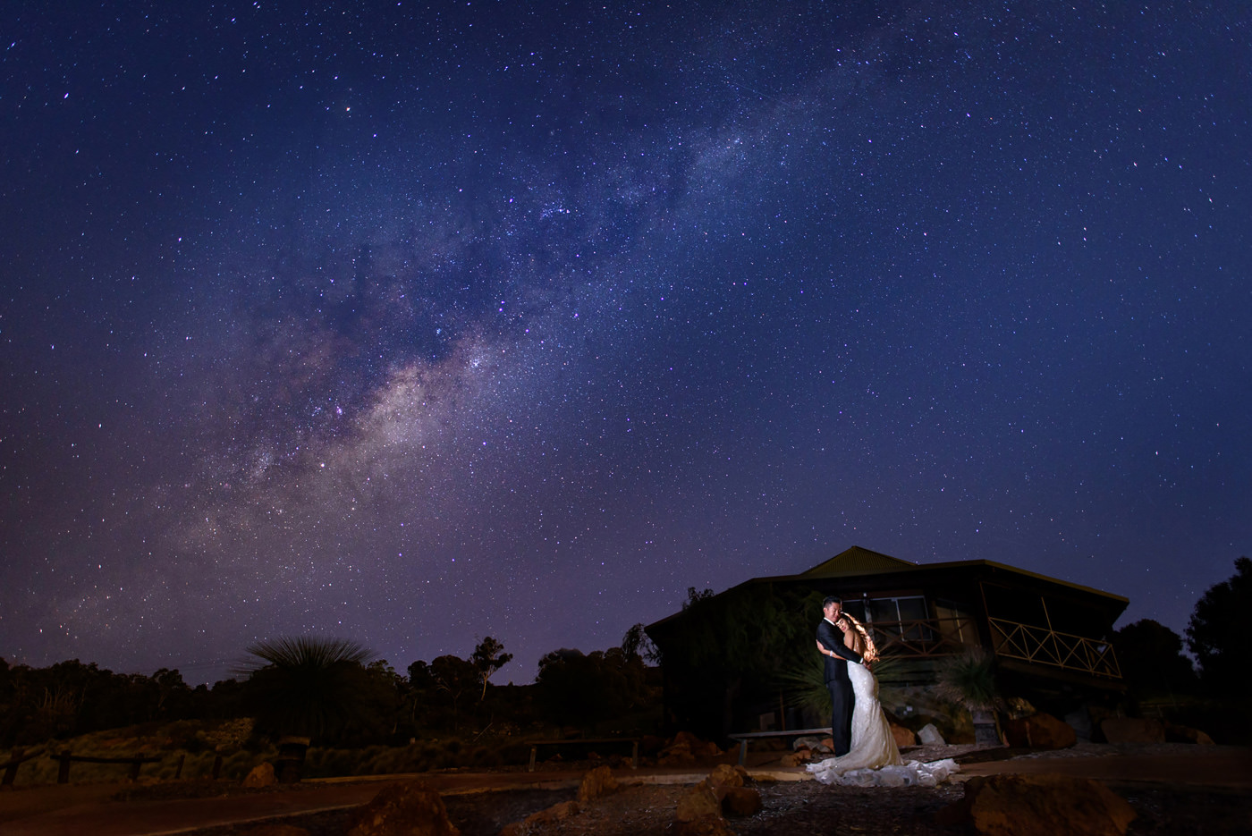 Perth Milky Way Pre wedding shoot