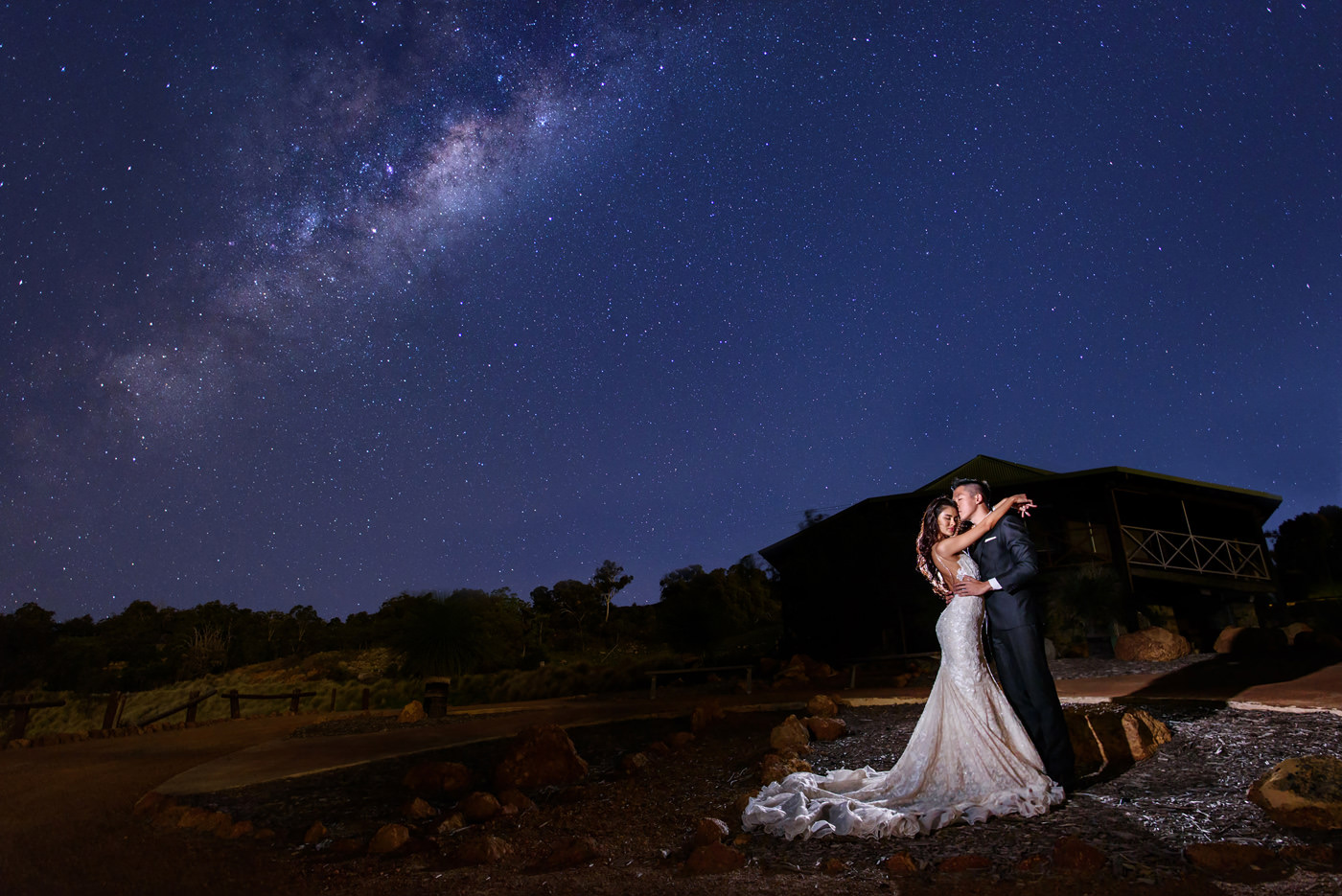 Perth Milky Way Pre wedding shoot