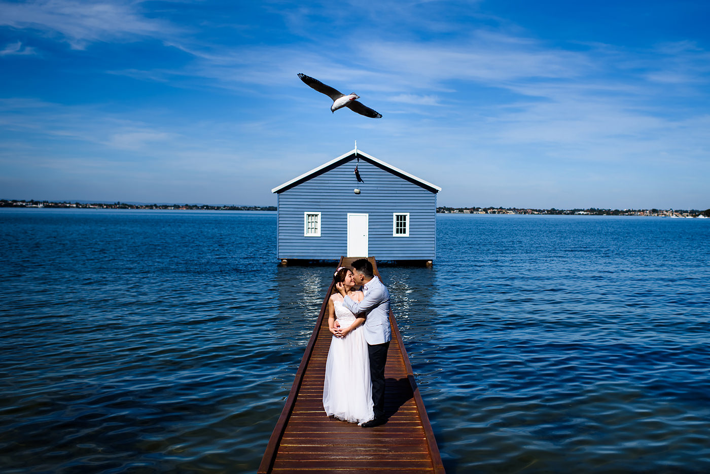 Crawley Edge Boatshed Blue Boathouse pre-wedding